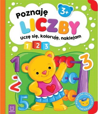 POZNAJĘ LICZBY. UCZĘ SIĘ, KOLORUJĘ, NAKLEJAM. 3