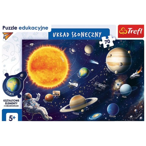 PUZZLE 70 ELEMENTÓW UKŁAD SŁONECZNY TREFL 15559