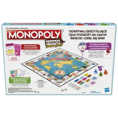 GRA HASBRO MONOPOLY DOOKOLA SWIATA F4007 PUD6