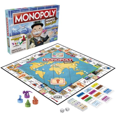 GRA HASBRO MONOPOLY DOOKOLA SWIATA F4007 PUD6