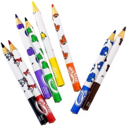 Crayola Baby - Dekorowane Kredki ołówkowe Jumbo 8 szt