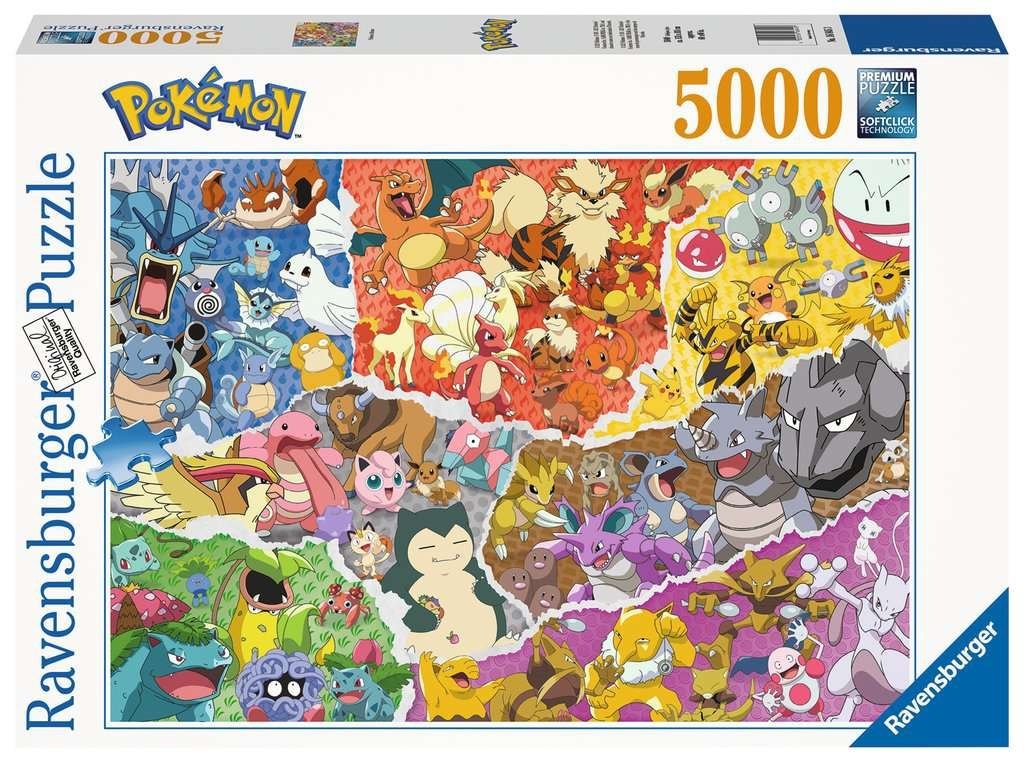 Ravensburger - Puzzle 2D 5000 elementów: Pokemon