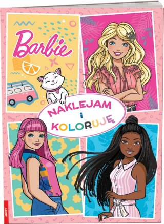 KOLOROWANKA A4 BARBIE NAKLEJAM I KOLORUJE AMEET