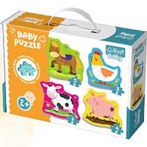 Zwierzątka na wsi - Puzzle Baby