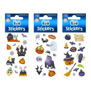 NAKLEJKI 7X18 CM HALLOWEEN STICKER BOO 498839 STICKERBOO-NAKLEJKI