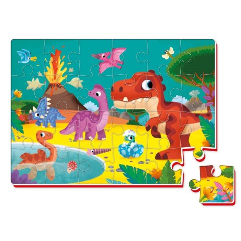 PUZZLE PIAN 24EL DINOZAURY RK PBH ROTER KAFER