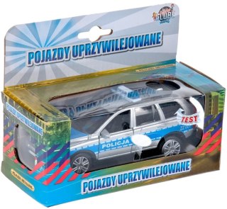 AUTO POLICJA MET DZWIE/SWIA P/B 14CM HKG001P HIPO