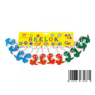 BRELOK DINOZAUR 6CM PBH A 12 TOYS 0095D MID TOYS