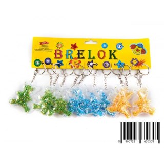 BRELOK GUMOWY MIŚ 6CM CEKINY PBH A 12 TOYS 0037C TOYS