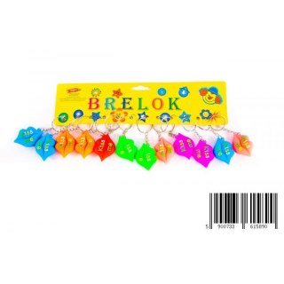 BRELOK GUMOWY USTA 4CM PBH A 12 TOYS 0447M TOYS