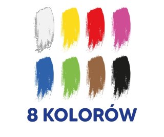 FARBY PLAKATOWE OXFORD 8 KOLORÓW HAMELIN