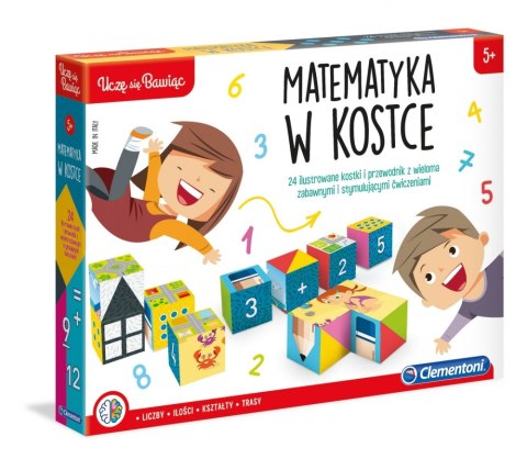 GRA EDUKACYJNA MATEMATYKA W KOSTCE CLEMENTONI 50607 CLEMENTONI