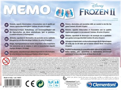 GRA MEMO FROZEN 2 CLEMENTONI 18051 CLEMENTONI