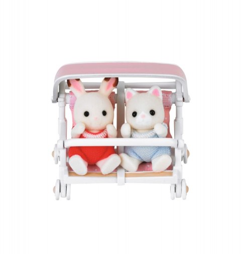 SYLVANIAN PODWOJNY WOZEK SPACEROWY 4533 PUD6 EPOCH