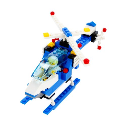 KLOCKI KONSTRUKCYJNE 122 ELEMENTY HELIKOPTER POLICJA ALLEBLOX 478233 ALLEBLOX