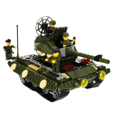 KLOCKI KONSTRUKCYJNE 563 ELEMENTY MILITARIA CZOŁG ALLEBLOX 478261 ALLEBLOX