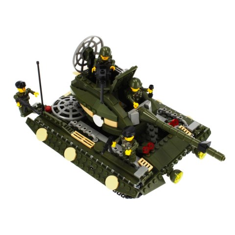 KLOCKI KONSTRUKCYJNE 563 ELEMENTY MILITARIA CZOŁG ALLEBLOX 478261 ALLEBLOX