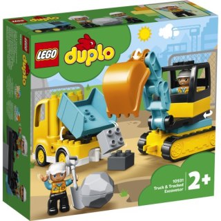 KLOCKI KONSTRUKCYJNE LEGO 10931 DUPLO CIĘŻARÓWKA I KOPARKA LEGO