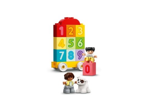 KLOCKI KONSTRUKCYJNE POCIĄG Z CYFERKAMI DUPLO LEGO 10954 LEGO