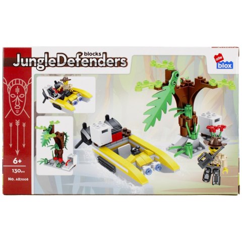 KLOCKI KONSTRUKCYJNE 130 ELEMENTÓW JUNGLE ALLEBLOX 492920 ALLEBLOX