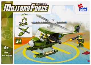 KLOCKI KONSTRUKCYJNE 170 ELEMENTÓW MILITARY ALLEBLOX 492838 ALLEBLOX