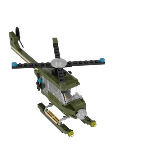 KLOCKI KONSTRUKCYJNE 170 ELEMENTÓW MILITARY ALLEBLOX 492838 ALLEBLOX