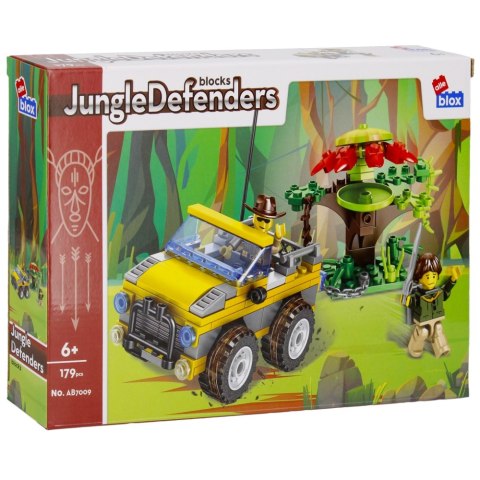 KLOCKI KONSTRUKCYJNE 179 ELEMENTÓW JUNGLE ALLEBLOX 492921 ALLEBLOX