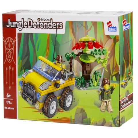 KLOCKI KONSTRUKCYJNE 179 ELEMENTÓW JUNGLE ALLEBLOX 492921 ALLEBLOX