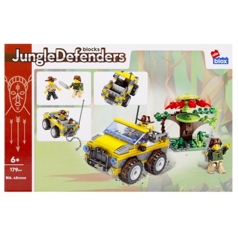 KLOCKI KONSTRUKCYJNE 179 ELEMENTÓW JUNGLE ALLEBLOX 492921 ALLEBLOX