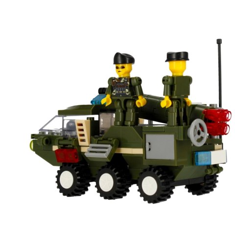 KLOCKI KONSTRUKCYJNE 180 ELEMENTÓW MILITARY ALLEBLOX 492843 ALLEBLOX