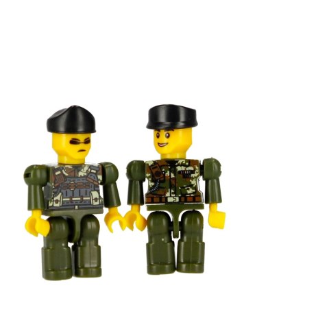 KLOCKI KONSTRUKCYJNE 180 ELEMENTÓW MILITARY ALLEBLOX 492843 ALLEBLOX