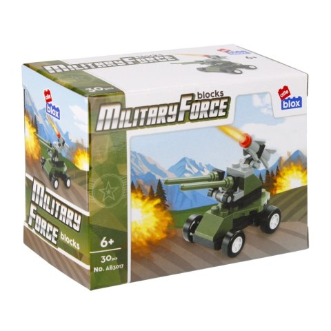 KLOCKI KONSTRUKCYJNE 30-33 ELEMENTY MILITARY DISPLAY ALLEBLOX 492861 ALLEBLOX