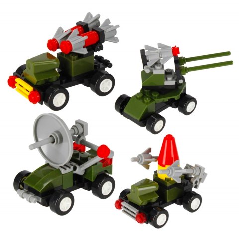 KLOCKI KONSTRUKCYJNE 30-33 ELEMENTY MILITARY DISPLAY ALLEBLOX 492861 ALLEBLOX