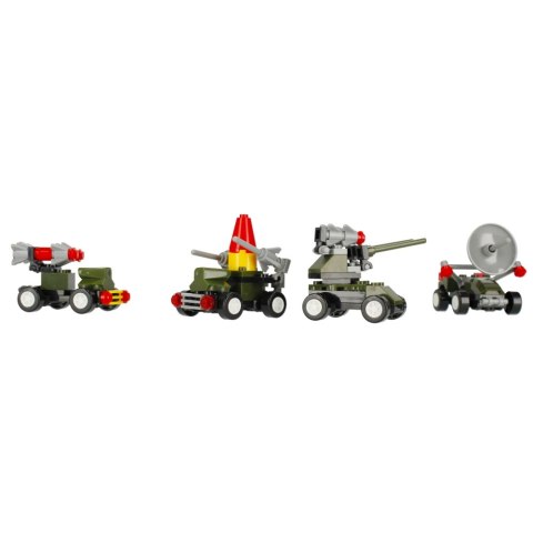 KLOCKI KONSTRUKCYJNE 30-33 ELEMENTY MILITARY DISPLAY ALLEBLOX 492861 ALLEBLOX