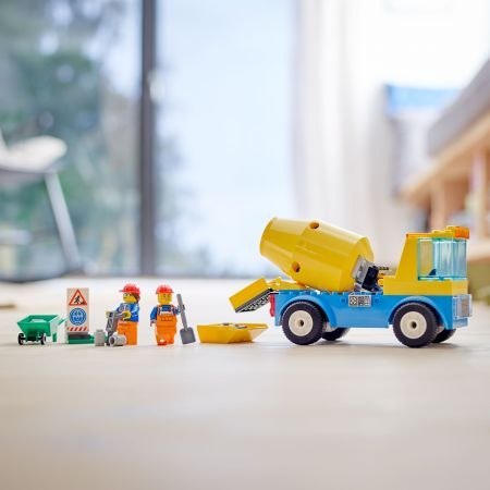 KLOCKI KONSTRUKCYJNE CITY CIĘŻARÓWKA Z BETONIARKĄ LEGO 60325 LEGO