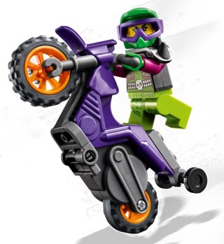 KLOCKI KONSTRUKCYJNE CITY WHEELIE NA MOTOCYKLU LEGO 60296 LEGO