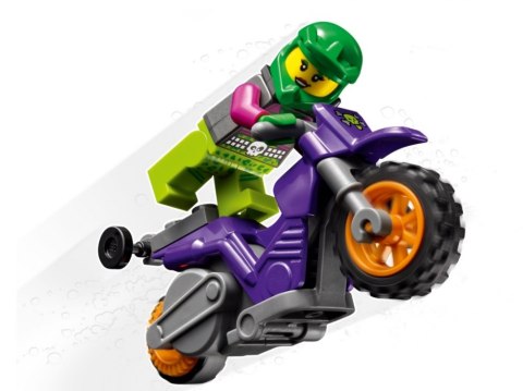 KLOCKI KONSTRUKCYJNE CITY WHEELIE NA MOTOCYKLU LEGO 60296 LEGO