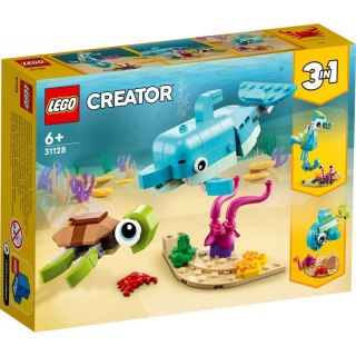 KLOCKI KONSTRUKCYJNE LEGO 31128 CREATOR DELFIN I ŻÓŁW LEGO 31128 LEGO