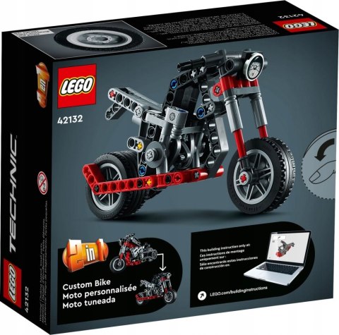 KLOCKI KONSTRUKCYJNE TECHNIC MOTOCYKL LEGO 42132 LEGO