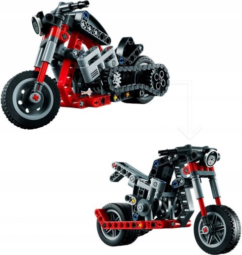 KLOCKI KONSTRUKCYJNE TECHNIC MOTOCYKL LEGO 42132 LEGO