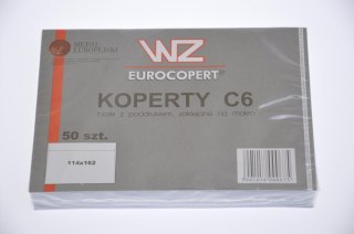 KOPERTA C6 NIE KLEJONA BIAŁA WZ F50 WZ EUROCOPERT