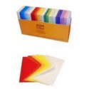 Koperty na wizytówki 100x56mm - mix kolorów - Opakowanie 200 sztuk