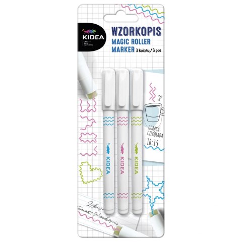 MARKER MAGIC WZORKOPIS 3KOL KIDEA DERF B/C DERFORM