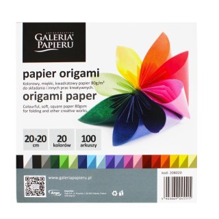 PAPIER DO ORIGAMI 200X200 MIX KOLOR OP100SZT GAL PAP ARGO 208020 ARGO