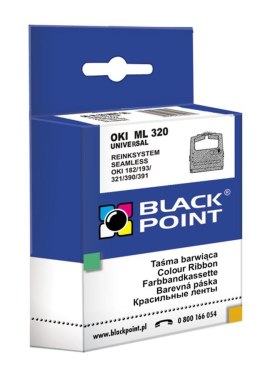 TAŚMA BARWIĄCA BP OKI ML 320 182/390 CZARNA BLACK-POINT BLACK-POINT
