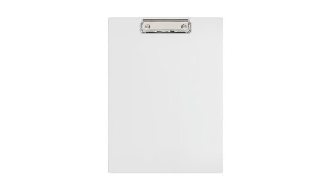 DESKA A4 CLIPBOARD PVC BIAŁY BIURFOL KH-01-10 BIURFOL