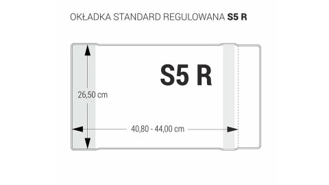 OKŁADKA REGULOWANA S5 - 265 BEZBARWNA BIURFOL OZB-51 BIURFOL