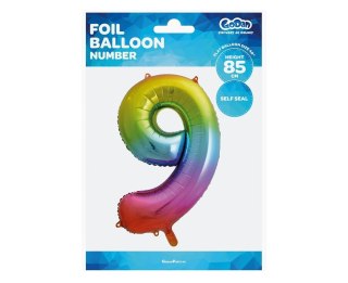 BALON FOL 85CM 9 TECZA GO PBH GODAN