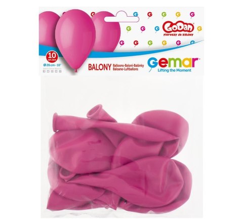 BALON PREMIUM 10" ROZ MIX GO 10SZT GODAN