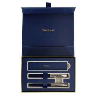 ZESTAW PIÓRO DŁUGOPIS ALLURE DELUXE BLUE WATERMAN ET/WAT/BLU WATERMAN